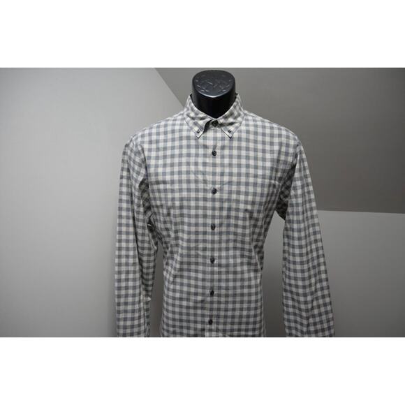 J Crew Slim Fit Dress Shirt Plaid Casual Long Sleeve Button Up Mens Sz Medium - Picture 1 of 6